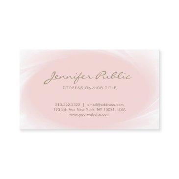 simple elegant design blush pink rose gold trendy business invitations