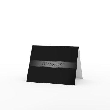 simple elegant gradient stripe editable color thank you invitations
