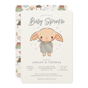 simple harry potter - dobby baby sprinkle invitation