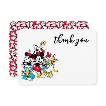 simple modern mickey and friends baby shower invitation