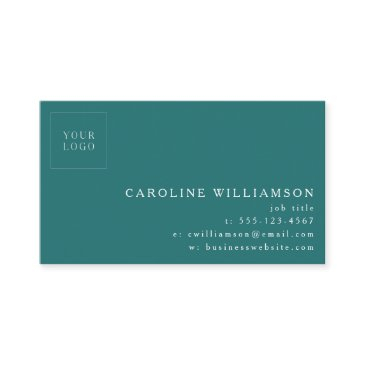 simple modern minimal professional logo emerald business invitations