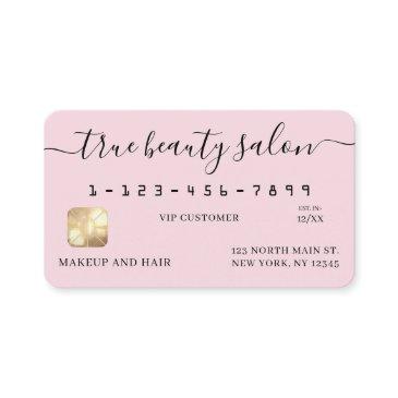 simple pink gold signature script credit invitations