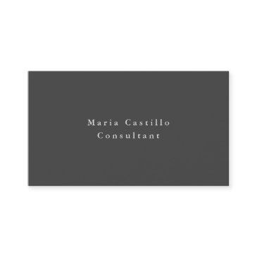 simple plain elegant grey minimalist modern business invitations