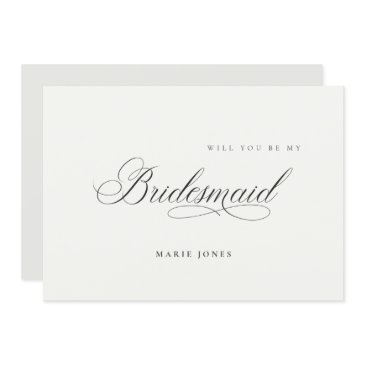simple script will you be my bridesmaid invitations