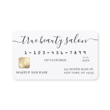 simple white gold signature script credit invitations