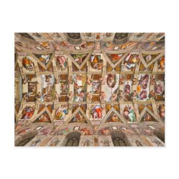 sistine chapel ceiling by michelangelo postinvitations