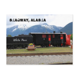 Small Skagway, Alaska Postinvitations Front View