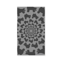Small Skate Circle Business Invitations Front View