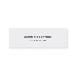 Small Slim Trendy Minimalist Charming Business Invitations Front View