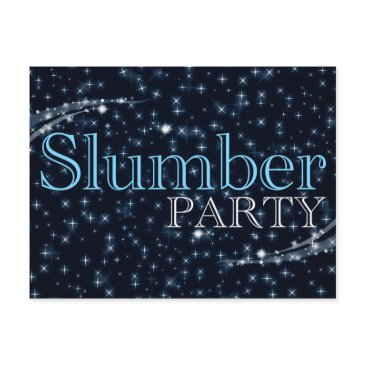 slumber party invitations : starshine