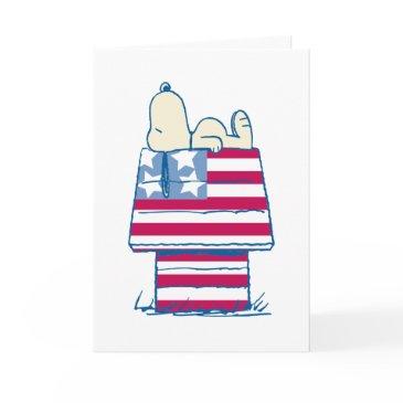 snoopy 4th of july photo holiday invitations