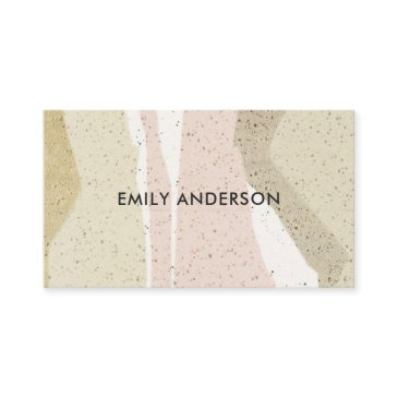 soft subtle pink grey modern abstract art waves business invitations