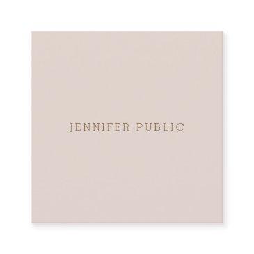 sophisticated minimalist modern template luxury square business invitations