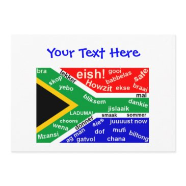 south african slang invitation - customizable