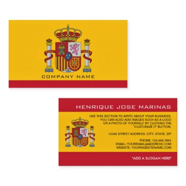 spanish flag coat of arms, flag of spain business invitations