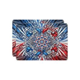 Small Special Invitations With French Colors Design Front View