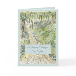 Small Special Prayer For Cancer Patient Invitations Front View