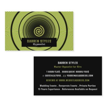 spiral hypnosis, hypnotist event entertainer business invitations
