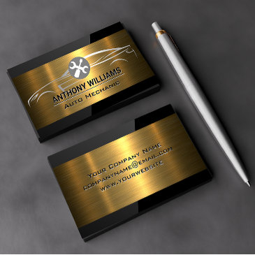 sports car | auto mechanic logo business invitations