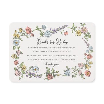 spring garden party books for baby shower insert