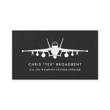 squadron patch ea-18g growler crew member business invitations