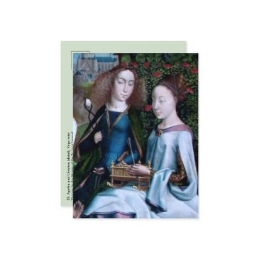 ss. agatha and christina (detail; m 070) postinvitations