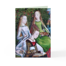 Small Ss. Apollonia And Lucy (with St. Ursula) Invitations Front View