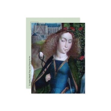 st. agatha of sicily (detail; m 070) postinvitations