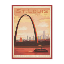 Small St Louis, Mo Postinvitations Front View