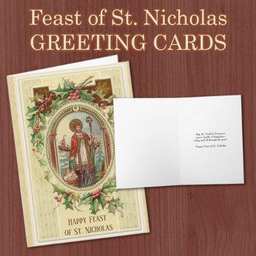 st. nicholas catholic feast day religious holiday invitations