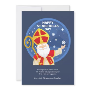 st. nicholas day greeting invitations