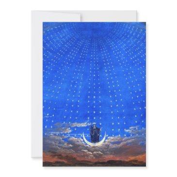 stage design for mozart's opera magic flute invitation