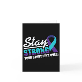 Small Stay Strong Suicide Awareness Mental Health Invitations Front View
