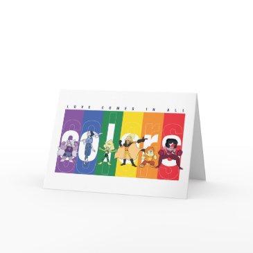 steven universe - love comes in all colors invitations