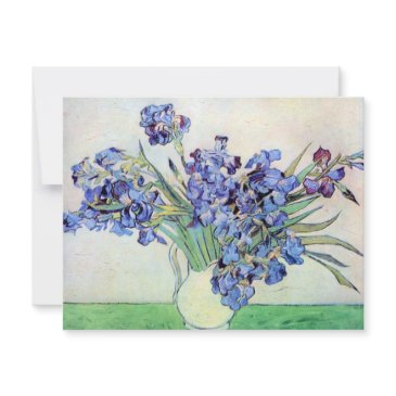 still life vase with irises by vincent van gogh