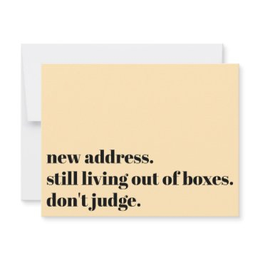 still living out of boxes, don't judge peach invitations