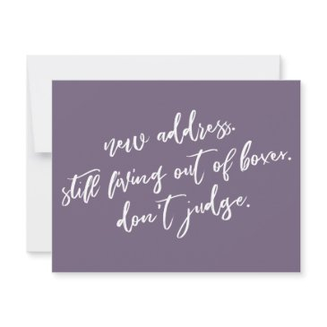 still living w/ boxes don't judge grape invitations