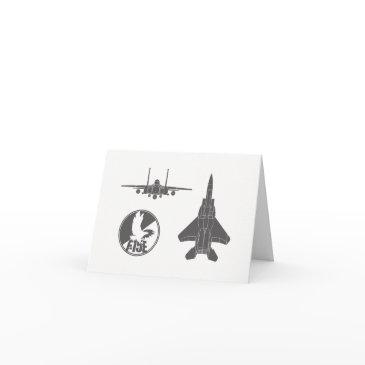 strike eagle jet night and day note invitations