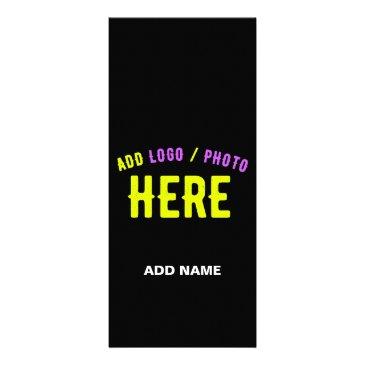 stylish modern customizable black verified branded rack invitations