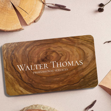 stylish modern wood professional business invitations