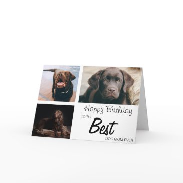 stylish personalized 3 photo collage | birthday invitations
