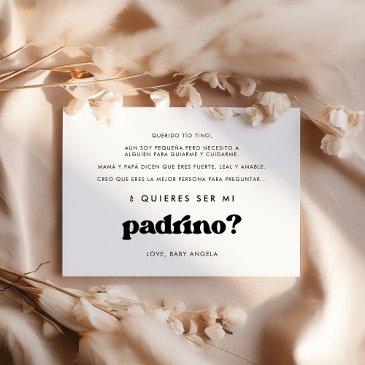 stylish quieres ser mi padrino godfather invitations