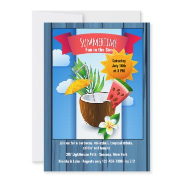 summertime refresher invitation