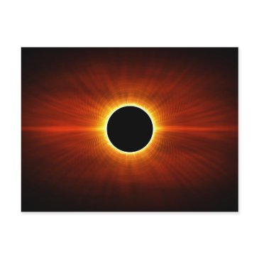 sun eclipse postinvitations