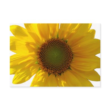 sunny sunflower personalized blank noteinvitations