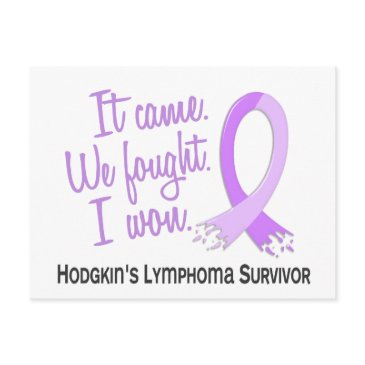 survivor 11 hodgkin's lymphoma postinvitations