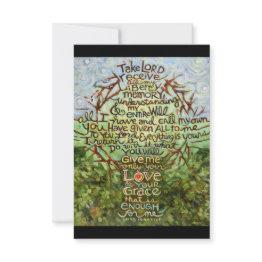 Small Suscipe Prayer Of St. Ignatius, Take Lord, Receive Front View