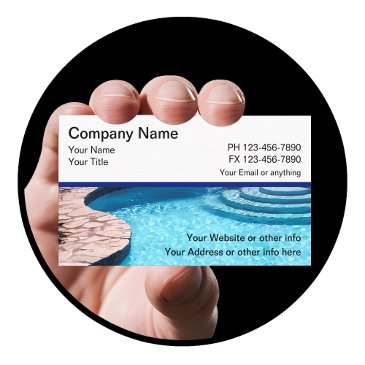 swimming pool with steps and deck business invitations