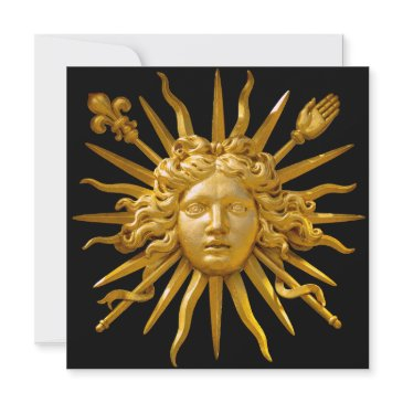 symbol of louis xiv the sun king thank you invitations
