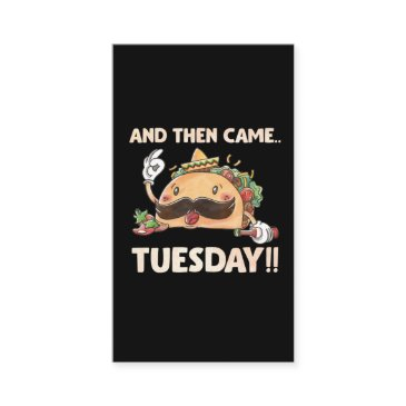 taco and then came tuesday fiesta mexican food business invitations